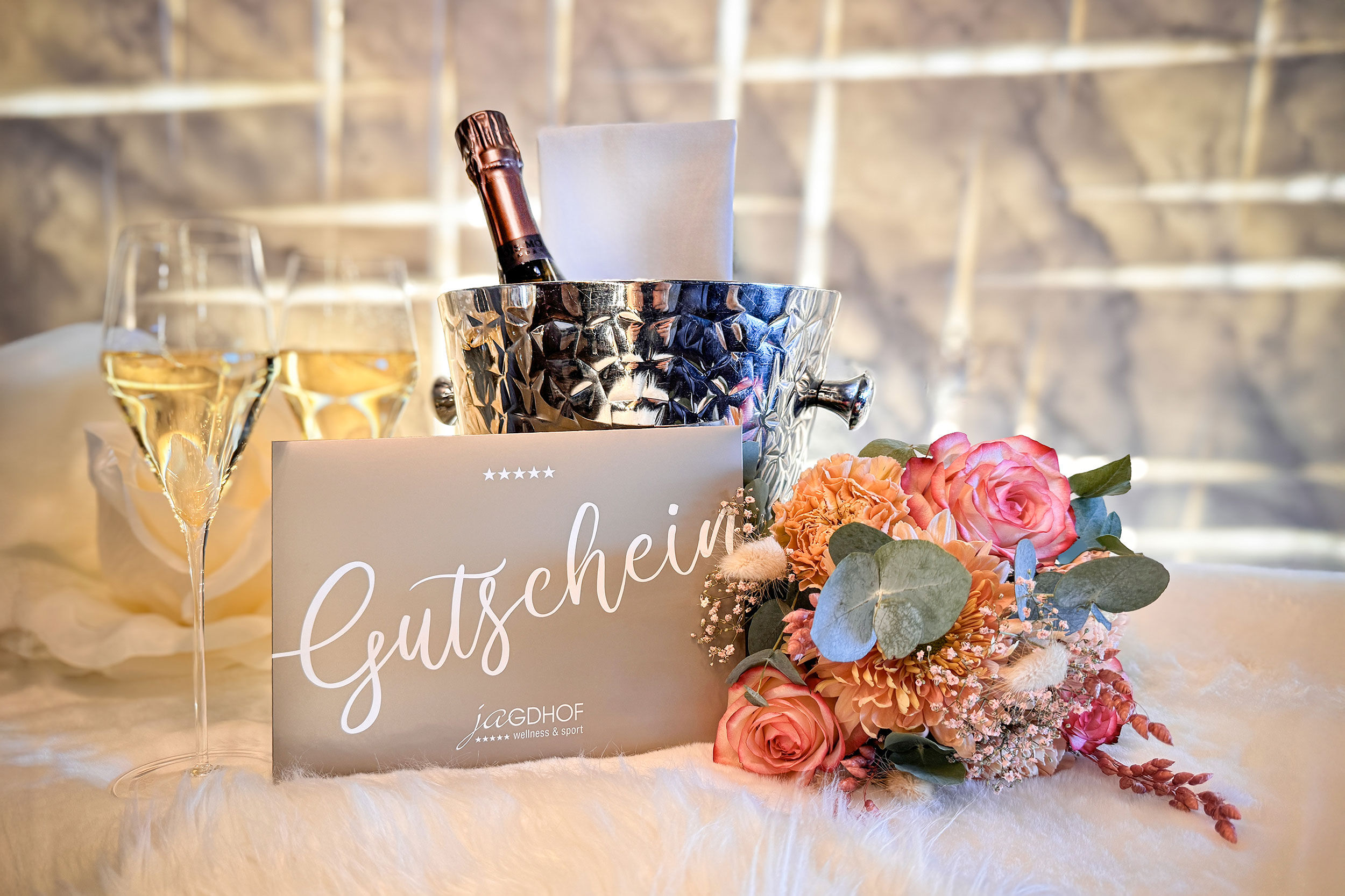 Gutschein für Valentinstag im Jagdhof Wellnesshotel Bayern